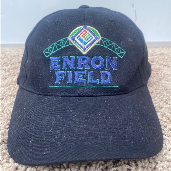 Vintage BD&A ENRON Field Inaugural Game Astros Vs. Yankees Cap